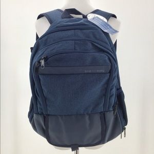 BirdRock Baby Diaper Backpack Blue Pockets
